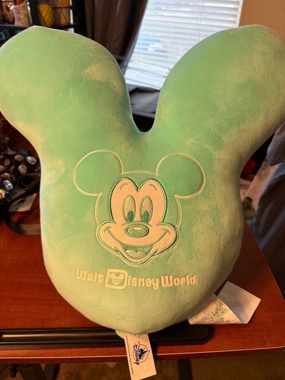Disney Parks WDW Resort Mickey Mouse Balloon Pillow